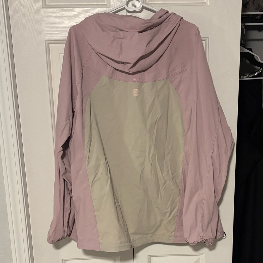 LL Bean Rain Resistant Anorak Jacket Size 2X - Picture 2 of 3